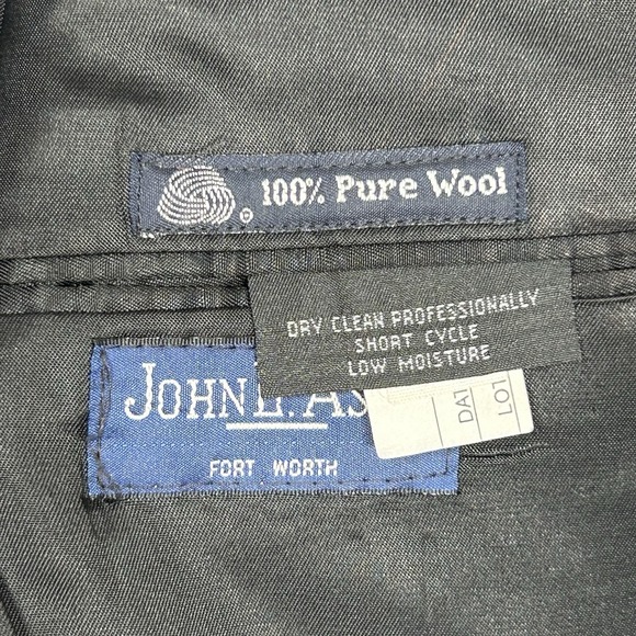 Vintage Burberrys Men's Blazer Sport Coat Jacket 100% Wool Gray FLAWS SEE PICS - Picture 4 of 16